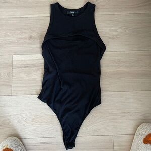 Lulu's black body suit